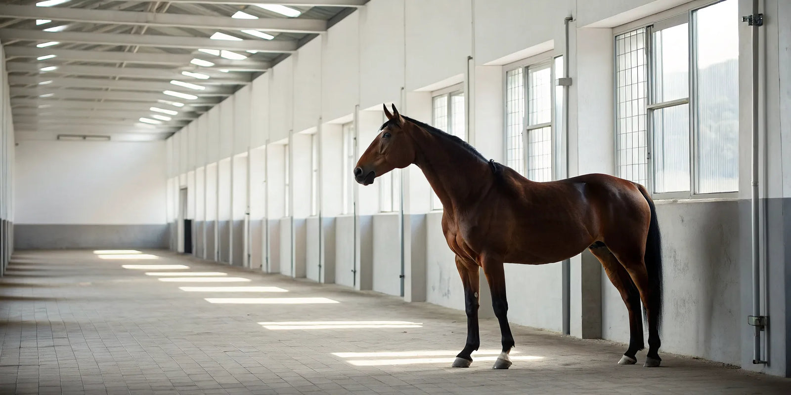 A strong horse with good muscle tone from the best horse feed for muscle gain.
