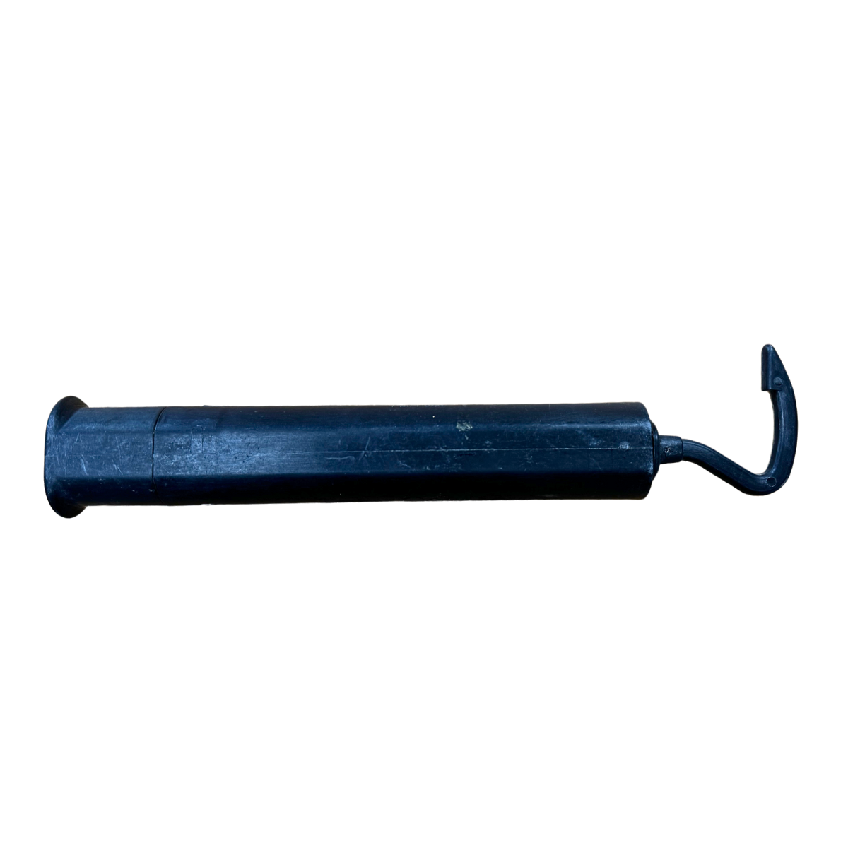 The Lazy Cowboy hook collapsed to its 12-inch storage length against a plain background.