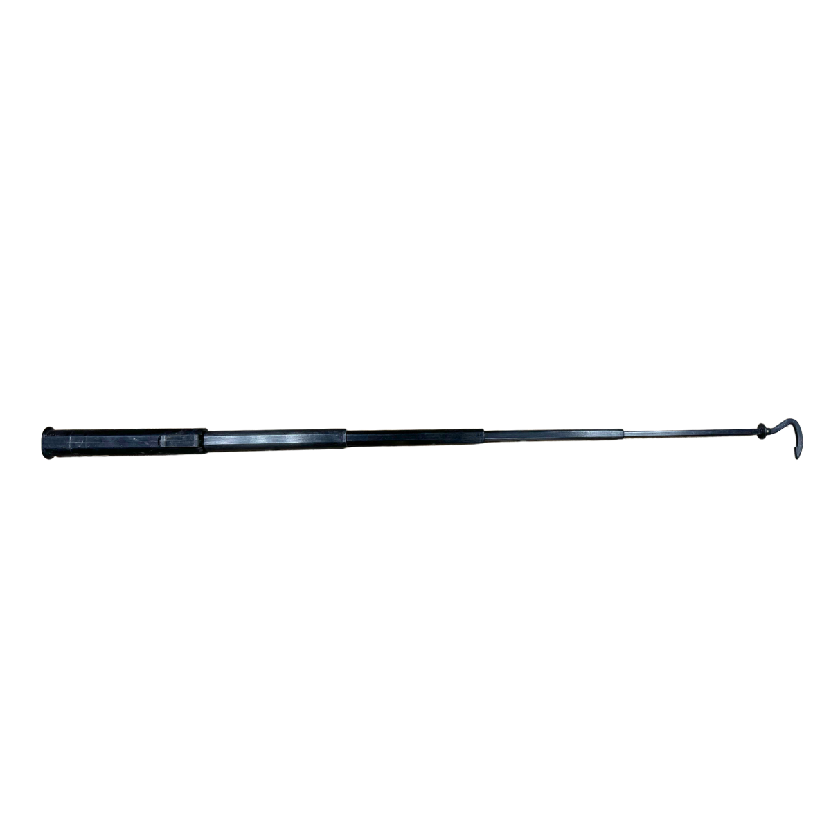 The Lazy Cowboy hook fully extended to its 44-inch reach against a plain background.